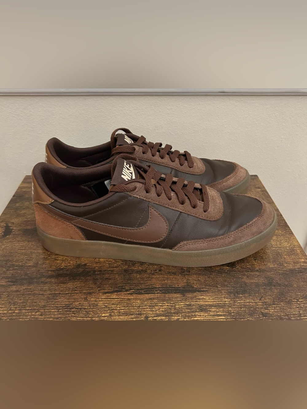 Nike Killshot 2 Brown Leather Sneakers Size 8.5